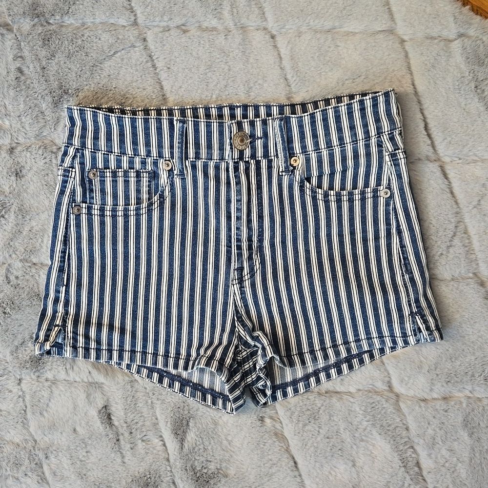 American Eagle Striped Hi-Rise Shortie, Women's Size 4, Great Condition